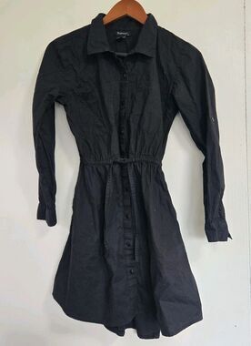 Style House Dress Womens M Black Minimalist Y2K Capsule Preppy Office Career